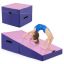 Gimnastikos kilimėlis 120x60x35cm., violetinės/rožinės spalvos