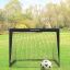 Futbolo vartų rinkinys SZQ122B02, 2 dalių, juodos spalvos