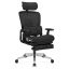 Office armchair Mark Adler Expert 9.3, with footrest, Black, 60 × 76 × 46 cm