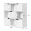 Напольная полка 90x29x90см, белого цвета