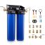 Dejonizuoto vandens sistema VEVOR PRS-207XCGB, 2 × 4 l DI dervų, 360 × 210 × 665 mm