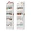 SONGMICS Door Organizer, 2 pcs., 5 compartments, White, 15 × 40 × 140 cm