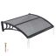 Durų stogelis VEVOR CZPC30X40G-C, 75,5 × 100 × 24 cm