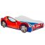 Детская кроватка Car II с матрасом 165 см x 84 см x 49 см, модель Spider Car.