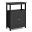 Тумба для ванной 60x30x80см, черного цвета