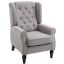 Fotelis Homcom 74x86x102cm., pilkos/juodos spalvos