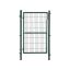 Metaliniai sodo vartai 106 x 150 cm, žalios spalvos GGD200L