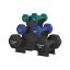 Hantelių rinkinys su laikikliu SONGMICS SYL612GN, 6 dalių