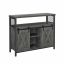 VASAGLE sideboard, 2 sliding doors, 100 × 80 × 33 cm