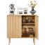 Sideboard VEVOR ZH623, 2 doors, 80 × 80 × 37.5 cm