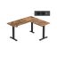 Corner desk VASAGLE LSD264K01, 2 memory positions, 140 × 160 × 72–120 cm