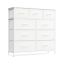 Комод SONGMICS, 4 тканевых ящика, 98,8 × 95,2 × 30 см