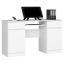 Computer desk A5, 2 drawers, white, 135 × 77 × 50 cm