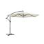 SONGMICS Cantilever Parasol, Sand, Ø 350 × 250 cm
