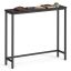 Konsolinis staliukas VASAGLE LNT035BA01, Pilka/juoda, 80 × 81,2 × 20 cm