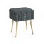 SONGMICS LOM505 Cosmetic Pouf, With Storage Box, 30 × 40 × 50 cm