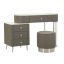 SHARON vanity table with pouf, 120 × 75 × 40 cm