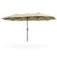 Outdoor umbrella TILIA, beige, 270 × 460 × 245 cm
