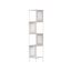 Угловая полка 31,9x31,9x156,4см., белая