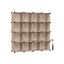 Полка для обуви 31x153x153см., белая/черная