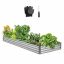 Metalinė pakelta lysvė VEVOR GM66010-360X120X27CM, Pilka, 360 × 120 × 30 cm