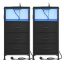Naktinis staliukas SONGMICS, 2 stalčiai ir atviras skyrius, 39,6 × 75,9 × 30 cm