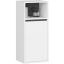 Wall-mounted bathroom cabinet VAMI W35 1D 1W, 1 door, white/gray, 35 × 80 × 30 cm