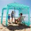 Beach gazebo VEVOR SSCA-01, with side wall, 183 × 183 × 229 cm