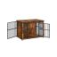 Клетка для собак 98x65x69 см., коричнево-черная