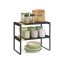 Prieskonių lentynėlės SONGMICS HOME KCS051B01, 2 vnt, Smėlio/juoda