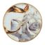 Sieninis laikrodis Glass Rose, Ø 60 × 5 cm