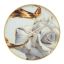 Sieninis laikrodis Glass Rose, Ø 80 × 5 cm