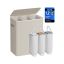 SONGMICS laundry basket, 2 compartments, 170 l, 64 × 40 × 75 cm