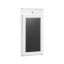 Sieninis baro stalas 50x75x76cm., baltos/juodos spalvos