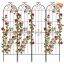 Sodo grotelės VEVOR EKHPJ220-4, 4 vnt, Juoda, 52,5 × 220 cm