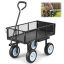 Sodo vežimėlis su sėdyne VEVOR TC-500, 86 × 46 × 22,5 cm