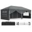 SONGMICS folding gazebo, with transport bag, 600 × 300 × 260 cm