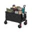 Sulankstomas rankinis vežimėlis SONGMICS GFW115B01, 150 l, iki 150 kg, 4 ratai, Juoda, 80,8 × 93,5 × 49,4 cm