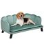 Dog bed PawHut 98.5x60.5x35.5cm., green/black
