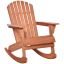 Rocking garden chair Outsunny 77x94x97cm., light brown