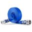 Atbulinio plovimo PVC žarna 38 mm x 15,2 m, mėlyna, su camlock aliuminio jungtimis