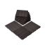 Sujungiamos plastikinės terasos plytelės, 12"x12", 10 vnt., tamsiai rudos