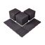 Sujungiamos plastikinės terasos plytelės, 54 vnt., 12"x12", tamsiai rudos