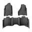 Автомобильные коврики для Dodge Ram 1500/2500/3500 Crew Cab, 3 шт., TPE, черные.