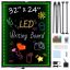 LED rašymo lenta su apšvietimu, 81x61 cm, trinama