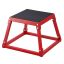 Стальная плиометрическая платформа для прыжков, 12 дюймов, красная.
