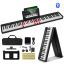 Sulankstomas 88 klavišų skaitmeninis pianinas su bluetooth ir MIDI, juodas