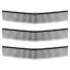 Vejos šlavimo šepečių pakaitalai VEVOR 919-002B, 3 vnt, Juodi, 59,5 × 10,5 cm