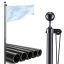 Vėliavos stiebas VEVOR UP-QGTJ30, sekcijinis, Juodas, Ø5,16 × 914 cm