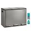 SONGMICS LTB145 Kitchen Trash Can, 3 × 15 l, Silver, 62 × 35.3 × 45.5 cm